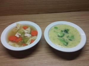 Cheesy Broccoli and Chicken Noodle
